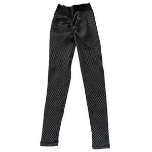Tahira By KB Scrunch Leggings Women's Size Medium Gym Wear BBL Gray